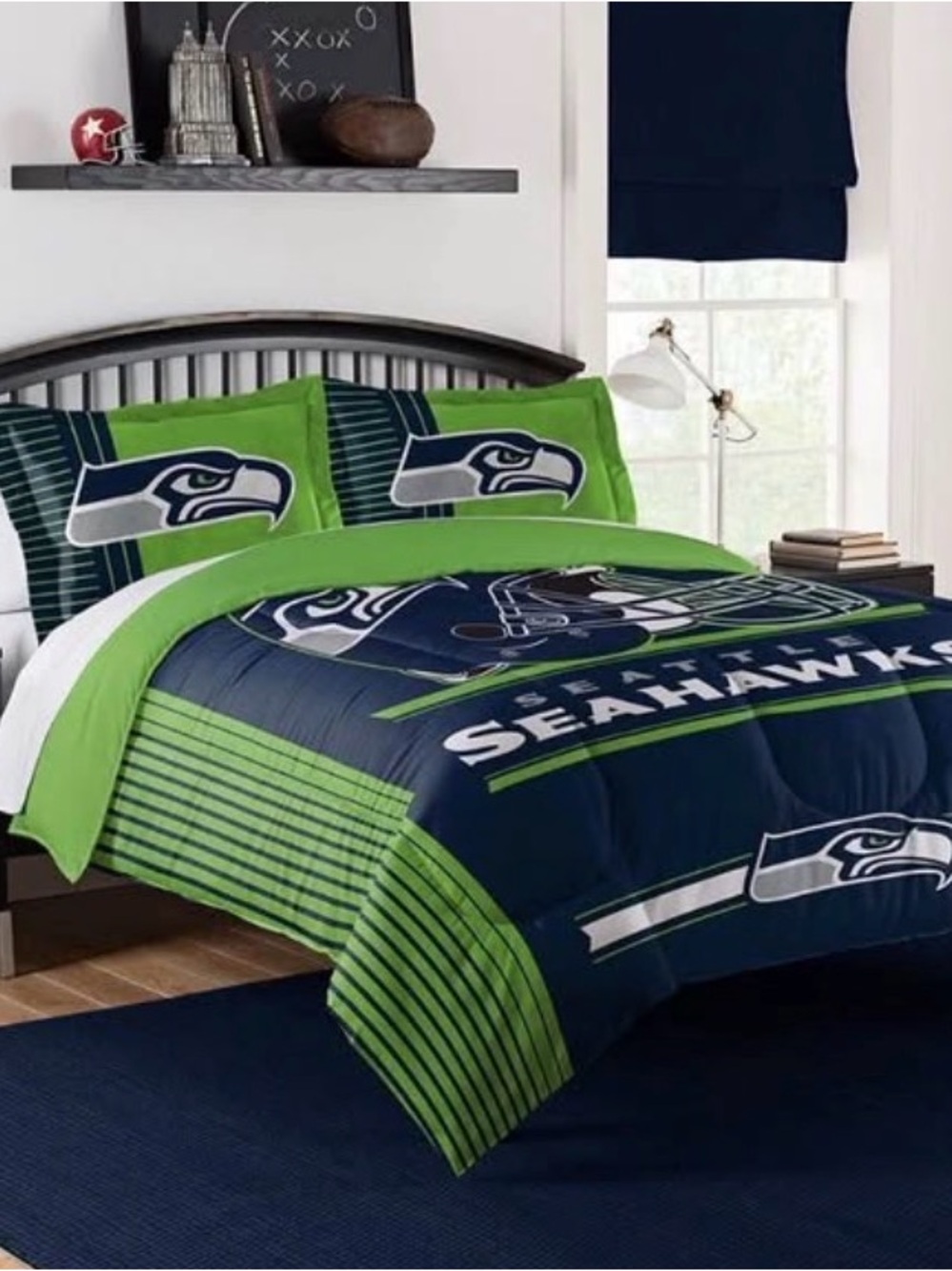Northwest NFL Seattle Seahawks Comforter & Sham Set – Full/Queen Size
